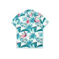 thumbnail image 1 of Mens Short Sleeve Performance UPF 50+ Polo Shirt with Design, Flamingo Green, Size: S, Endless Summer, 1 of 2