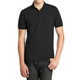 thumbnail image 1 of Mens Short Sleeve Pique Polo Shirts Uniform Fitted, 1 of 15
