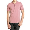 thumbnail image 1 of Mens Short Sleeve Pique Polo Shirts Uniform Fitted, 1 of 2