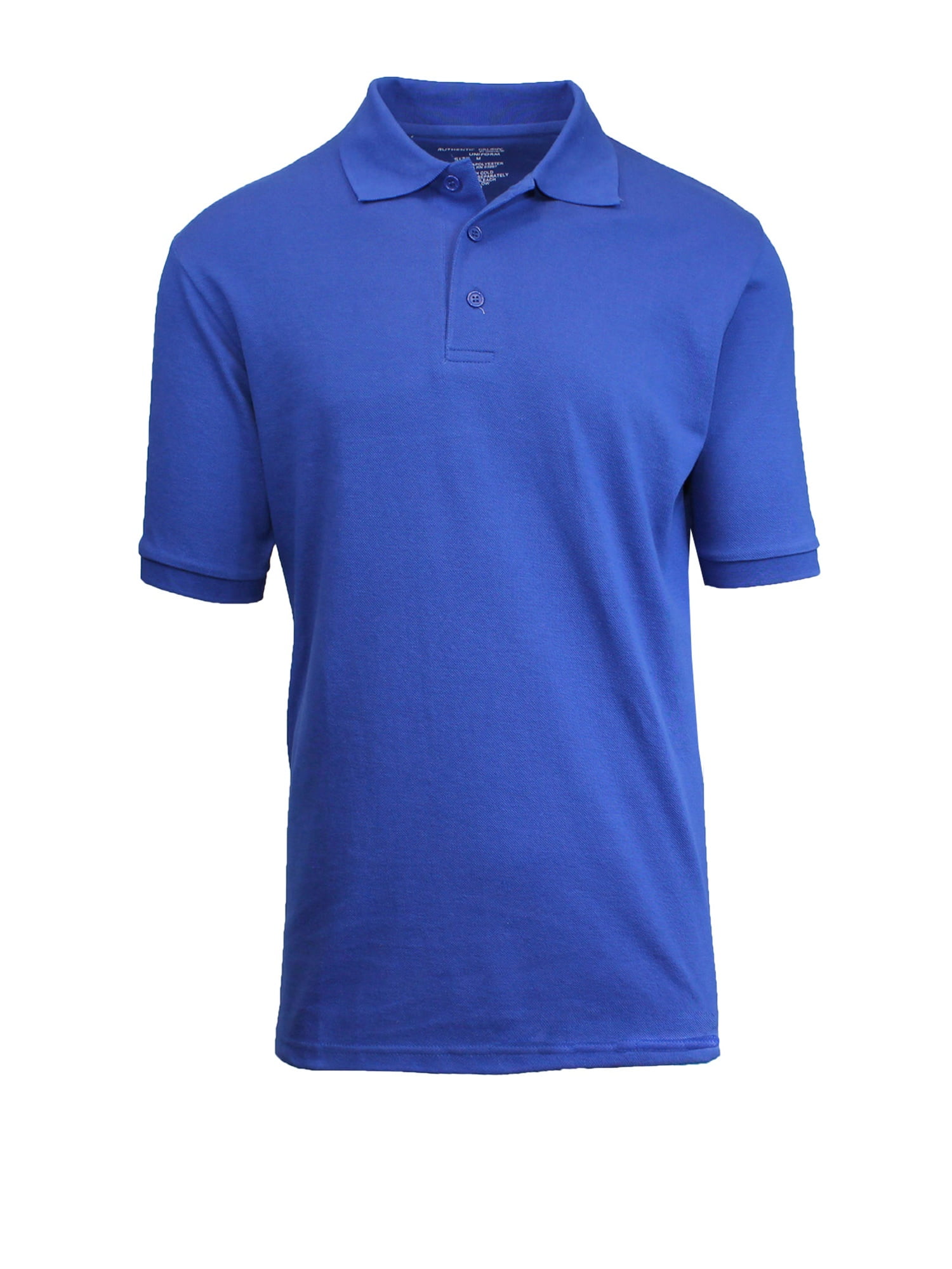 Mens Short Sleeve Pique Polo Shirts Uniform Fitted