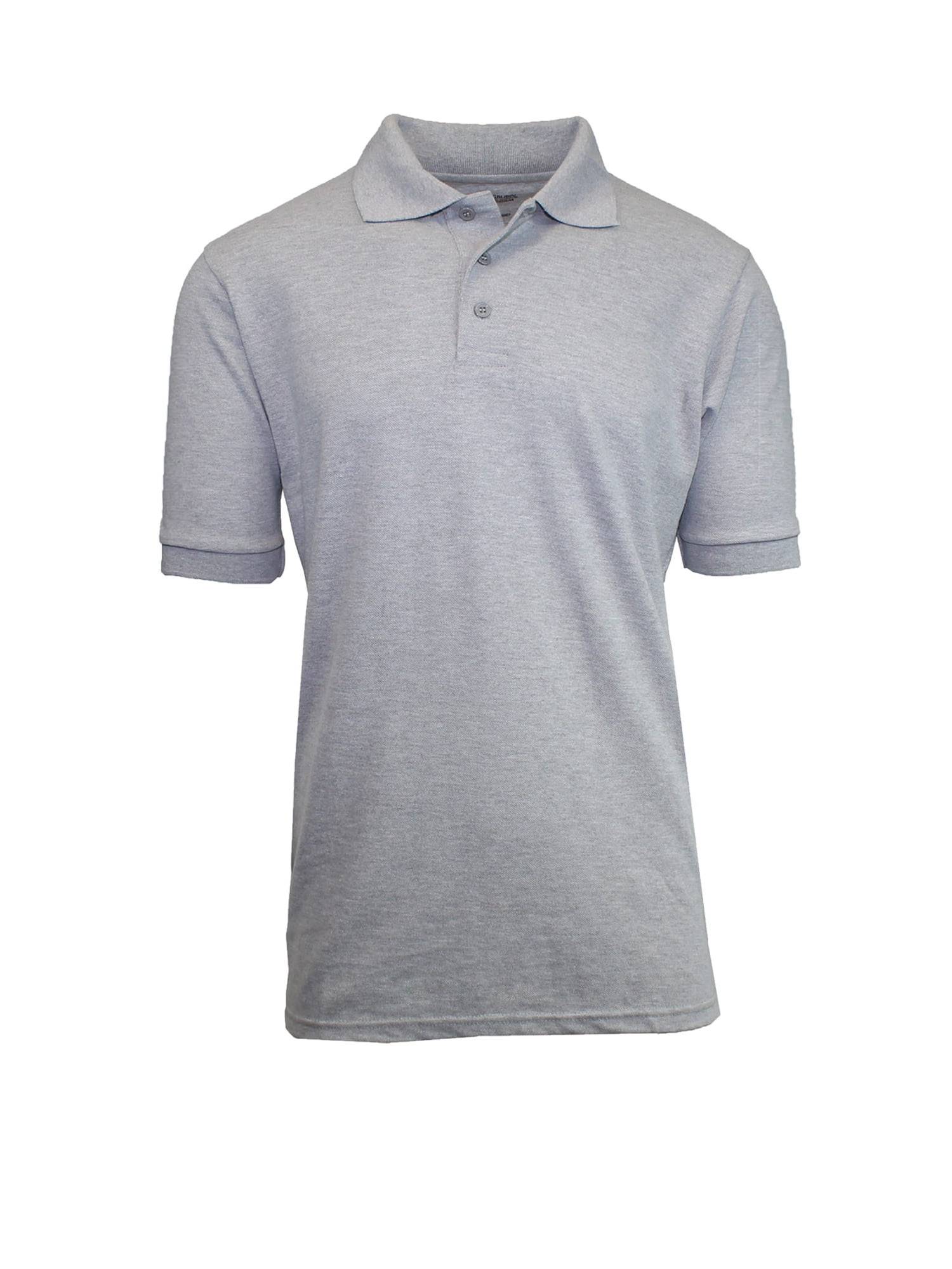 Mens Short Sleeve Pique Polo Shirts Uniform Fitted