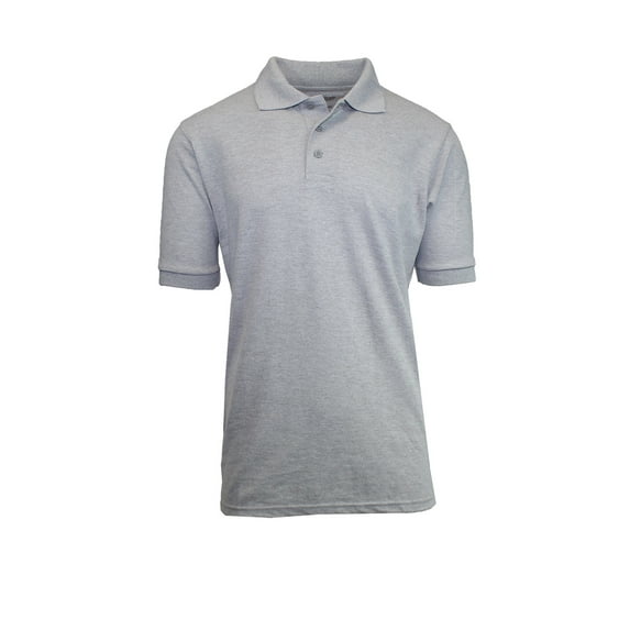 Mens Short Sleeve Pique Polo Shirts Uniform Fitted