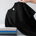 thumbnail image 1 of Mens Short Sleeve Solid Color T-shirt Simple And Easy Matching Korean Style Tops, 1 of 7