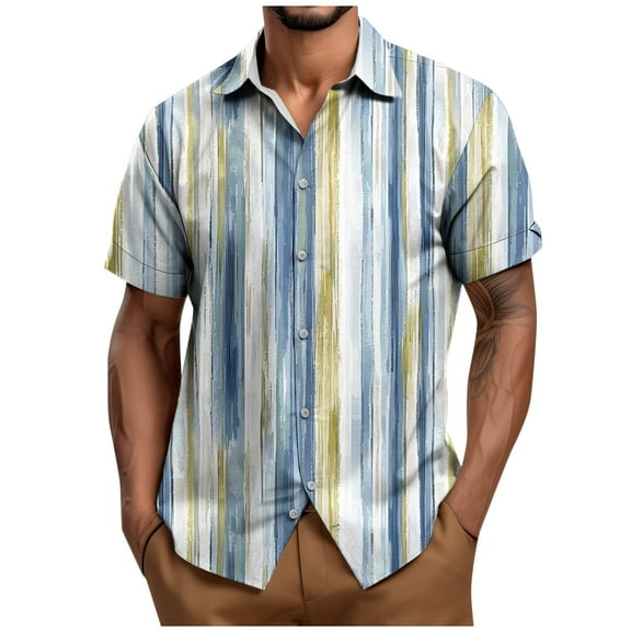 Mens Short Sleeve T Shirt Summer Muscle Slim Fitted Crewneck Longline Tees Shirts for Gym Workout