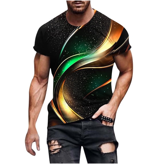 Mens Short Sleeve T-Shirt Vintage Designer Printed Shirts Summer Round Neck Casual Tee Tops Designer Graphic Tee For Men Summer