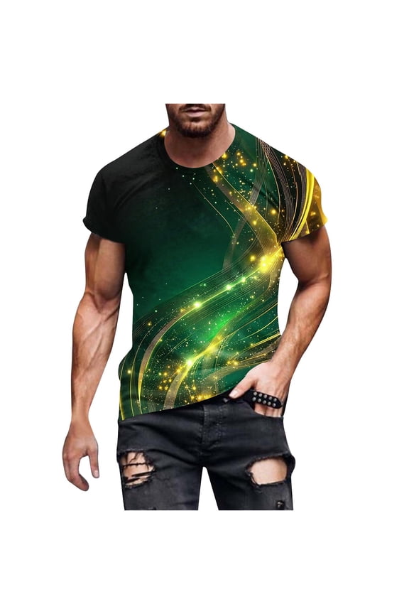 Mens Short Sleeve T-Shirt Vintage Designer Printed Shirts Summer Round Neck Casual Tee Tops Lightweight Designer Tee For Summer