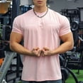 thumbnail image 1 of Mens Short Sleeve Tshirts Shirts for Men Cotton Tall Summer Tee Shirts for Men Mens Shirts Casual My Items, 1 of 4