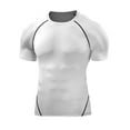 thumbnail image 1 of Mens Short Sleeves Compression Tops Sportswear T-Shirts Bodybuilding Tee Quick Dry Tops, 1 of 4
