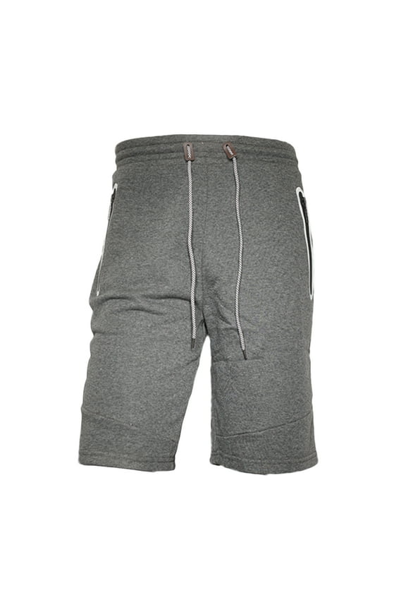 Mens Shorts Athletic Active Gym Workout Fitness Running Sports Jogger Shorts, Grey, XL