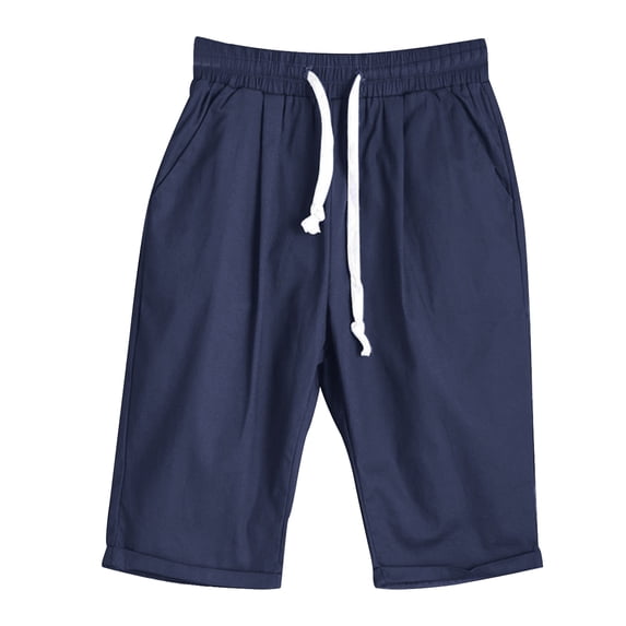 Mens Shorts Cargo Below the Knee Men's Golf Shorts with 8 Pockets 7" Inseam Water Resistant Quick Dry Flat Front Dress Shorts for Casual Work Travel