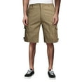 thumbnail image 1 of Mens Shorts Casual Casual Bermuda Long Inseam Work Shorts with Multiple Pockets Brown L, 1 of 6