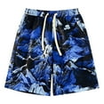 thumbnail image 1 of Mens Shorts Casual Denim Pockets Plus Size Walkshorts Cargo Bermuda Breathable Wear Resistant Blue Swim Pants Sizes L, 1 of 6