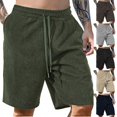 thumbnail image 1 of Mens Shorts Casual Men's Workout Gym Shorts Athletic Shorts Lightweight Running Workout Gym Shorts Stretch Waist Athletic Gym Short Mens Running Shorts with Pockets, 1 of 8