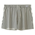 thumbnail image 1 of Mens Shorts Casual Plaid Summer Solid Elastic Waist Boxers Cotton Home Pants Shorts Shorts for Men Black 3XL, 1 of 2