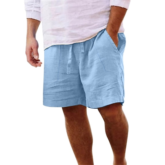 Mens Shorts Casual Solid Color Spring Pant Loose Plus Size Trouser Fashion Beach Summer Swimming Shorts With Pockets