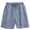 thumbnail image 1 of Mens Shorts – Casual Tech Shorts with Drawstring European And Casual Home Comfortable Pants Men's Trendy Fashion Loose Shorts, 1 of 2