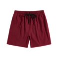 thumbnail image 1 of Mens Shorts Clearance! SNOWSONG Men's Drawstring Breathable Beach Pants Casual Swim Trunks Independence Day Printed, Gym Shorts Men Plus Size Shorts Mens Shorts Casual, Clearance Sale Red L, 1 of 7