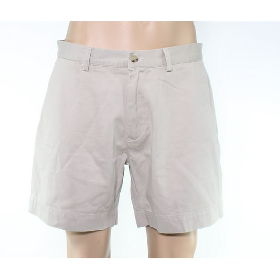Mens Shorts Khakis Chinos Flat Front 34