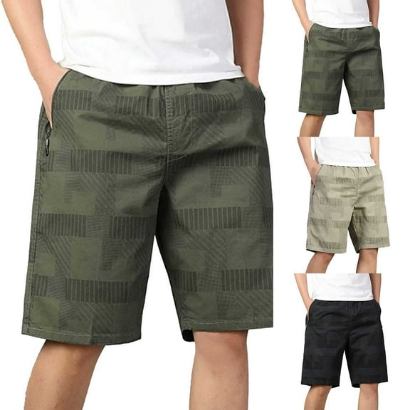 Mens Shorts Men's Hiking Cargo Shorts Outdoor Lightweight Running Workout Gym Shorts Men Fashion Sports Shorts Mens Gym Shorts with Pockets