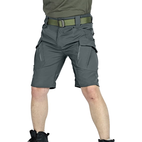 Mens Shorts, Men's Hiking Shorts, Waterproof Cargo Short Pants, Quick Dry Work Shorts with Multi Pockets