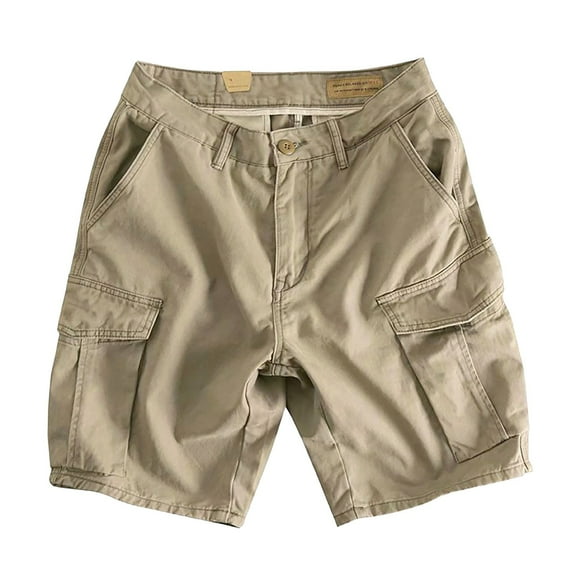 Mens Shorts Men's Summer Shorts Cargo Casual Quarter Pants Permeable Pocket Shorts