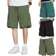 thumbnail image 1 of Mens Shorts Mens Workout Athletic Shorts Hiking Shorts Men's Summer Beach Shorts Men's Athletic Shorts with Pockets Mens Gym Shorts with Pockets, 1 of 8