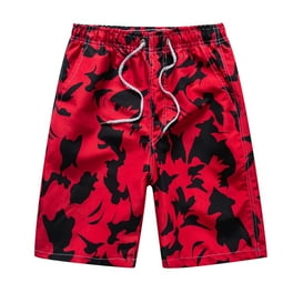 Letter Print Bottoms Hot Pink Drawstring Waist Men Beach Shorts Men s Swim Trunks Walmart