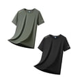 thumbnail image 1 of Mens Shorts Quick Drying Short Sleeve T-Shirt Lightweight Workout T Shirts for Gym,Athletic,Running, 1 of 3