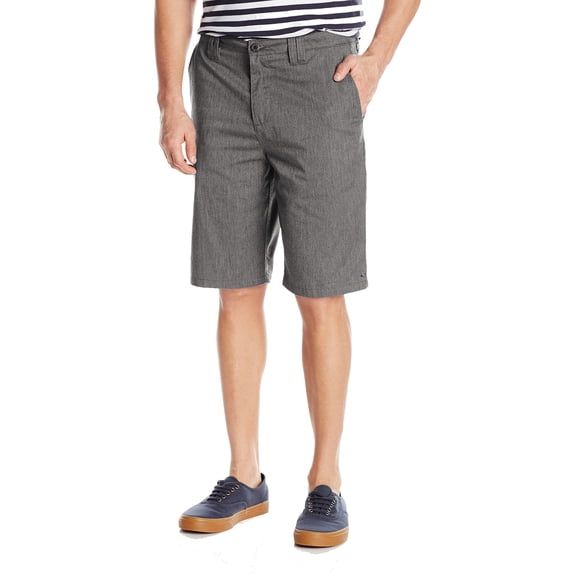Mens Shorts Relaxed Fit Contact Button-Front 30