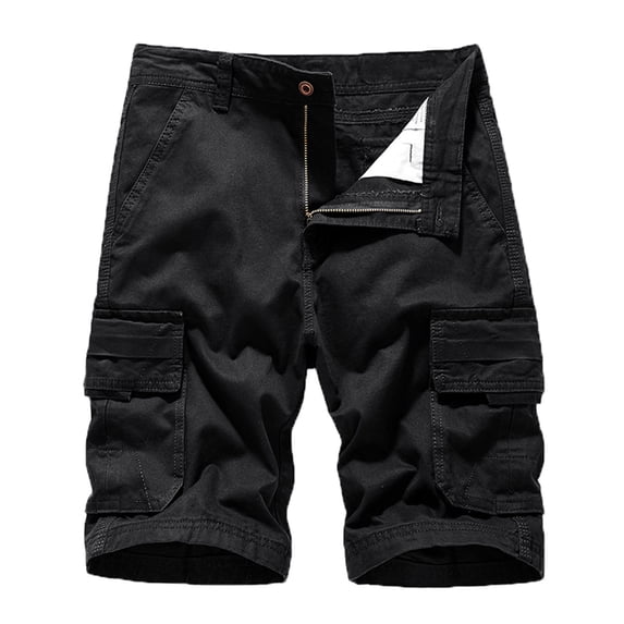 Mens Shorts Size Sports And Multi-Pockets Relaxed Summer Beach Shorts Pants Shorts for Men Black 3XL