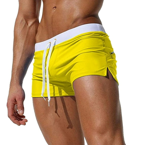 Mens Shorts Spring Summer Ultra Zipper Pocket Slit Trousers Legs Beach Swimming Sports Mens Shorts