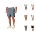 thumbnail image 1 of Mens Shorts Summer Casual Lightweight Breathable Elastic Waist Wide Straight Leg Relaxed Fit Shorts with Pockets, 1 of 4