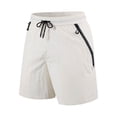 thumbnail image 1 of Mens Shorts – Travel Fit Elastic Waist Shorts Men's Summer Sports Outdoor Couple Wear Hitchhiking Wind Running Fitness Sports Shorts Sun Shorts Ice Silk Speed Dry Pants, 1 of 4