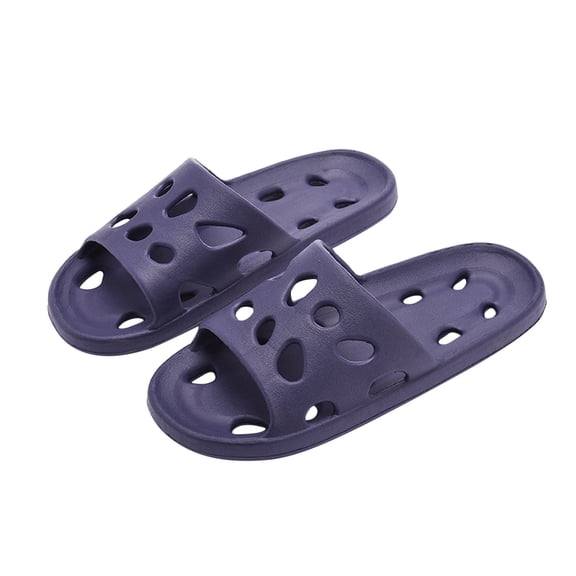 Mens Shower Shoes Wide With Holes Mens Shower Sandals Dry Quickly Non Slip Indoor Slippers Bedroom Pool Spa College Dorm Non-Slip Quick Drying Soft Lightweight Shower Shoes