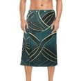 thumbnail image 1 of Mens Shower Wrap Adjustable Bath Wrap Towel Body Towels for Gym Shower Sauna Spa Modern Luxury Pattern 60x28, 1 of 7
