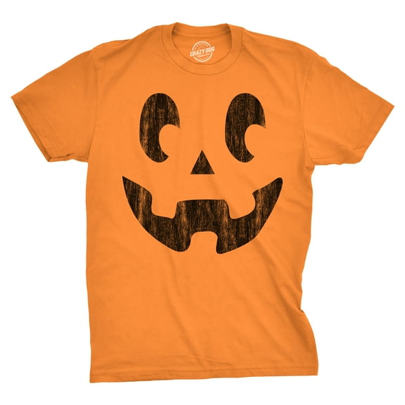 Mens Side Eye Steve Pumpkin T Shirt Funny Halloween Jack O Lantern Weird Smile Tee for Guys Graphic Tees
