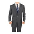 thumbnail image 1 of Mens Side Vent 2 Piece Charcoal Classic Fit Suit Salvatore, 1 of 4