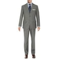 thumbnail image 1 of Mens Side Vent 2 Piece Silver Gray Classic Fit Suit, 1 of 6