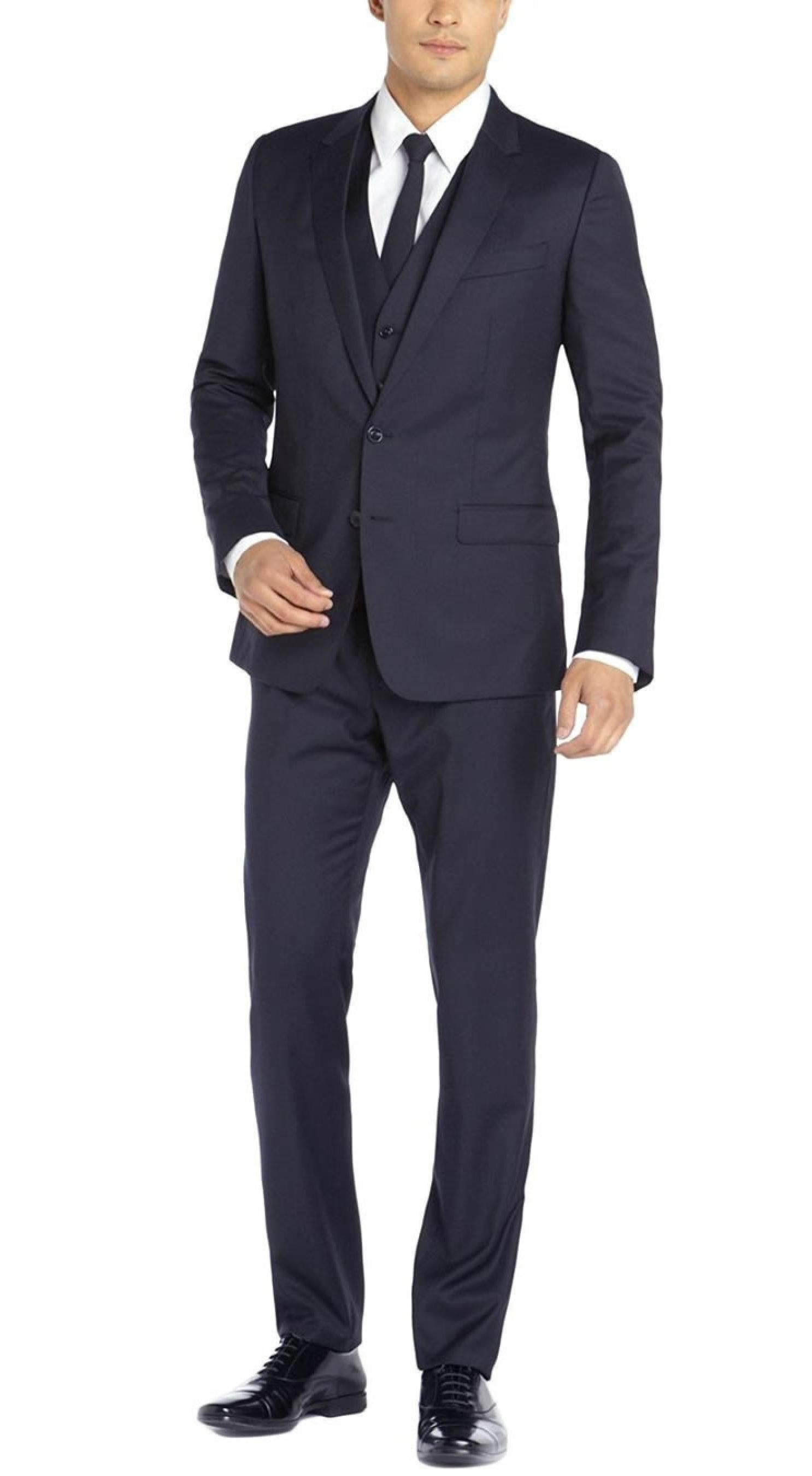 Tan Men's 3 Piece Notch Collar Side Vent Vested Slim Fit Suit main image 0