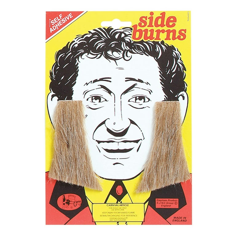 Mens England Sideburns Moustaches and Beards Male Halloween Costume
