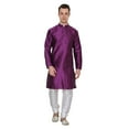 thumbnail image 1 of Mens Silk Blend Indian Wear Basic Solid Kurta Churidaar Mens Silk Sherwani, 1 of 2