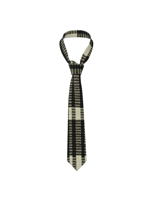 Mens Silk Like Necktie Wrinkle Resistant Tie Anti Slip Keeper For Business Wedding Party Daily Wear Formal Dress Tie Olive Houndstooth Buffalo Plaid Tartan Check Scotland_3