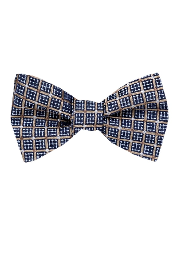 Mens Silk Pattern Dot Paisley Designer Self Tie Bow Tie