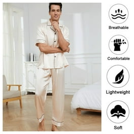 Mens silk pajamas walmart hotsell