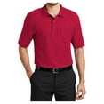 thumbnail image 1 of Mens Silk Touch Polyester/Cotton Polo with Pocket Red X-Large, 1 of 6