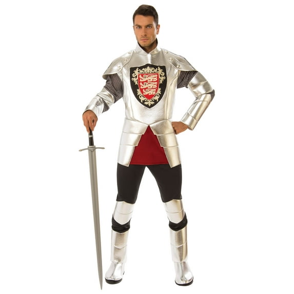 Mens Silver Knight Costume