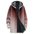 thumbnail image 1 of Mens Simple Plus Velvet Thick Coat Jacket In Autumn And Winter, 1 of 6