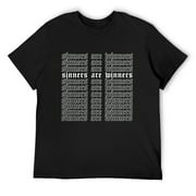 Mens Sinners Are Winners - Aesthetic Soft Grunge Goth Egirl Eboy T-Shirt Black Small