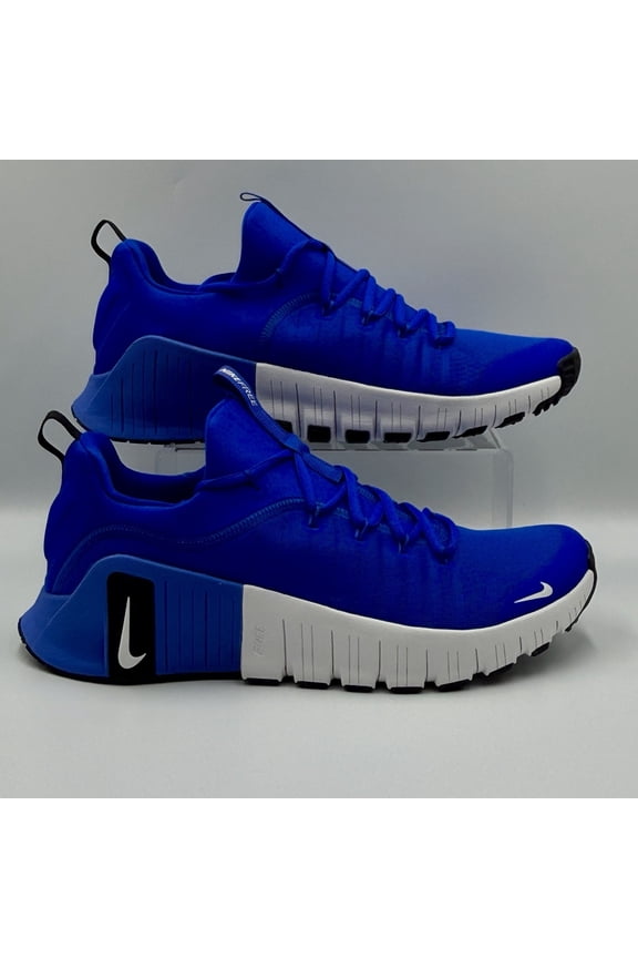Mens Size 12 Nike Free Metcon 6 Racer Blue/Summit White-Black FJ7127-402