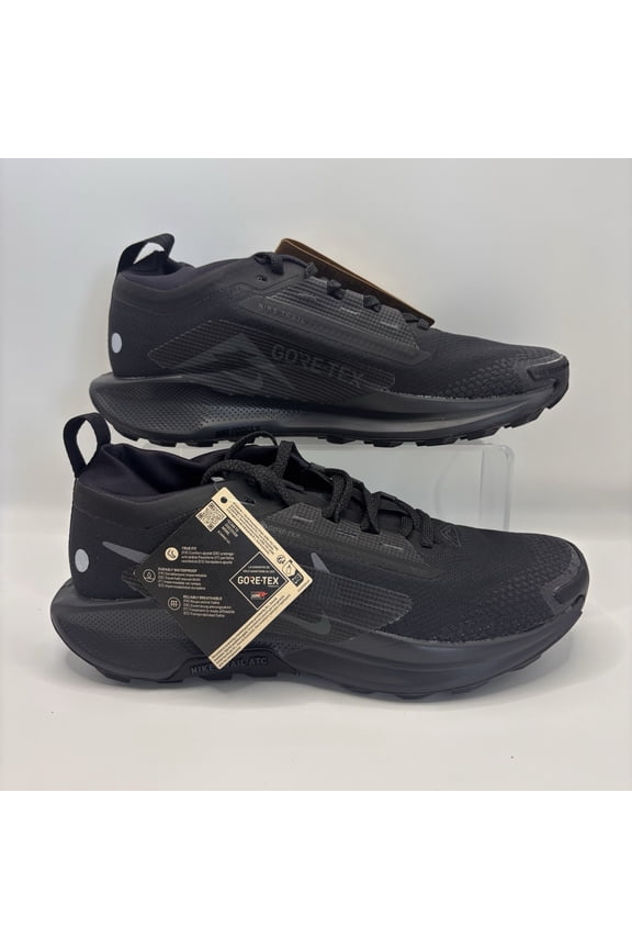 Mens Size 7.5 Nike Pegasus Trail 5 GTX Black Anthracite FQ0908-002